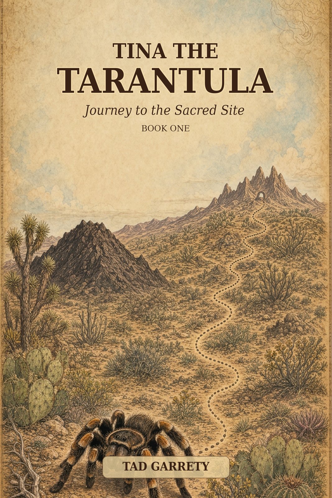 Cover of Tina the Tarantula, Book 1: Journey to the Sacred Site